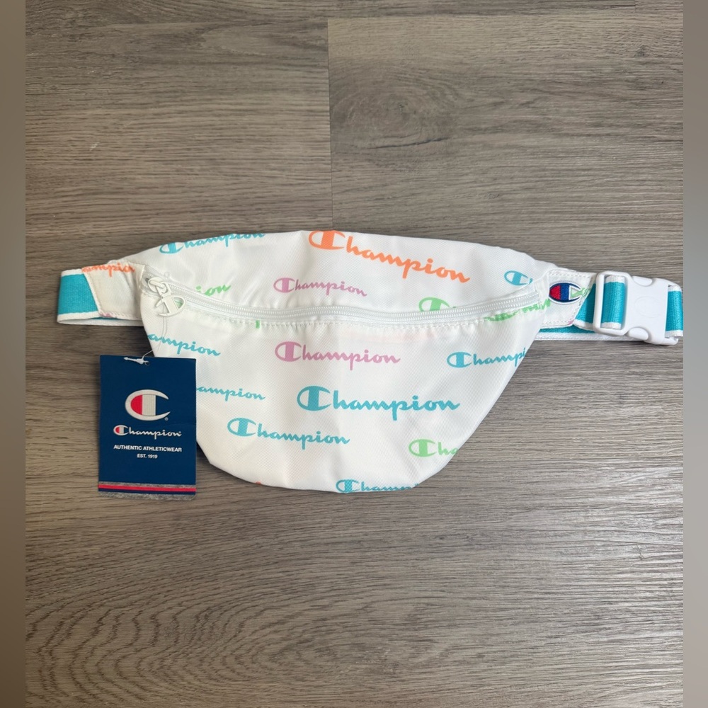 *NWT* Champion Avery Fanny Pack Belt Bag White/Multi